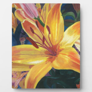 Gelblilie Fotoplatte