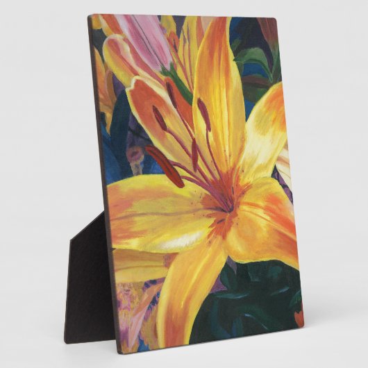 Gelblilie Fotoplatte (Seite)