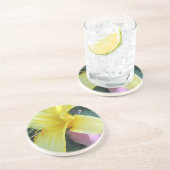 Gelblilie Getränkeuntersetzer (Seite)