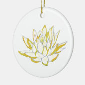 Gelblotus-Blume Wohngestaltung hängend Anhänger Keramik Ornament (Links)