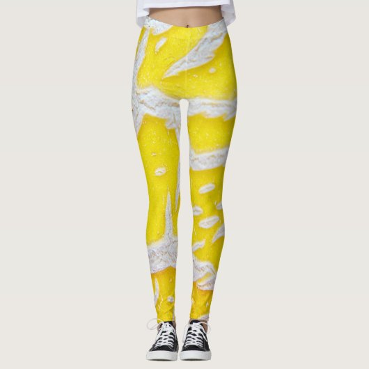 Gelbmelone Leggings (Vorderseite)