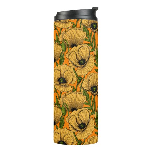 Gelbmohn Thermosbecher (Nach links gedreht)