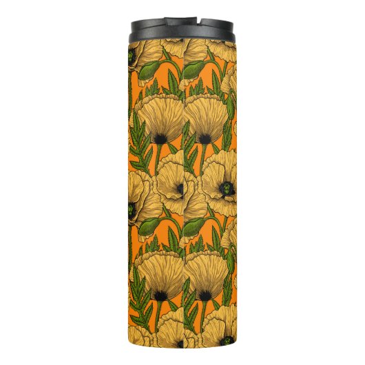 Gelbmohn Thermosbecher (Rückseite)