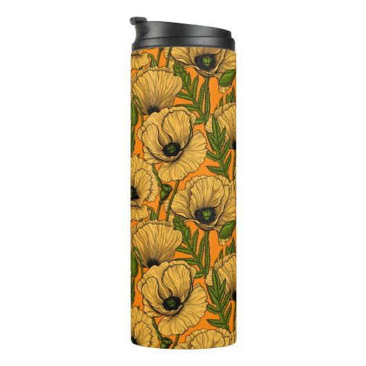 Gelbmohn Thermosbecher (Nach rechts gedreht)