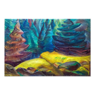 Gelbmoos Emily Carr Fotodruck