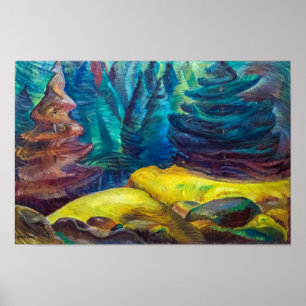 Gelbmoos Emily Carr Poster