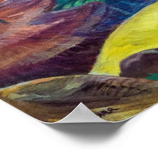 Gelbmoos | Emily Carr | Poster (Ecke)