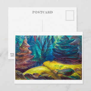 Gelbmoos Emily Carr Postkarte