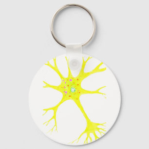 Gelbneuron Schlüsselanhänger