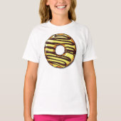 Gelbnuss, Doughnut, Schokolade, Icing, Zuckerguss T-Shirt (Vorderseite)