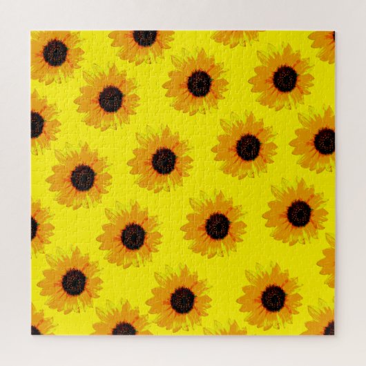 Gelbölgemalte Sonnenblumen, Puzzle (Vertikal)