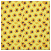 Gelbölgemalte Sonnenblumen, Stoff (Muster)