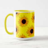 Gelbölgemalte Sonnenblumen, Tasse (Links)