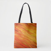 Gelborange Abstrakte Kunstmalerei Tasche (Vorderseite)