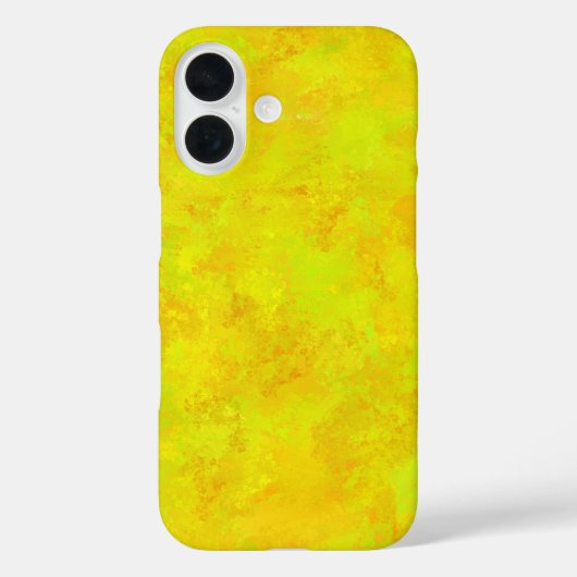Gelborange Abstraktes Muster Case-Mate iPhone Hülle (Rückseite)