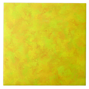 Gelborange Abstraktes Muster Fliese