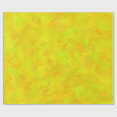 Gelborange Abstraktes Muster Geschenkpapier (Flach)