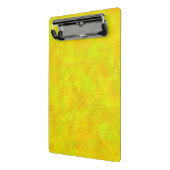Gelborange Abstraktes Muster Mini Klemmbrett (Gewinkelt2)