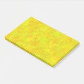 Gelborange Abstraktes Muster Post-it Klebezettel (angewinkelt)