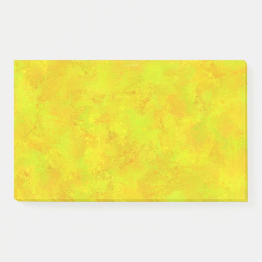 Gelborange Abstraktes Muster Post-it Klebezettel (Vorderseite)
