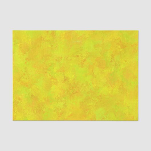 Gelborange Abstraktes Muster Seidenpapier (Vorderseite)