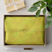 Gelborange Abstraktes Muster Seidenpapier (Geschenk)