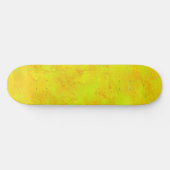 Gelborange Abstraktes Muster Skateboard (Horizontal)
