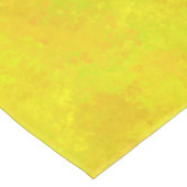 Gelborange Abstraktes Muster Tischdecke (Schrägansicht)