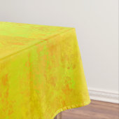 Gelborange Abstraktes Muster Tischdecke (Beispiel)