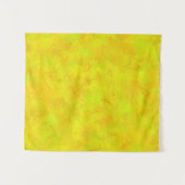 Gelborange Abstraktes Muster Wandteppich (Vorderseite (Horizontal))