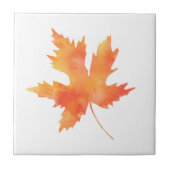 Gelborange Ahornschicht Keramik Tile Fliese (Vorderseite)