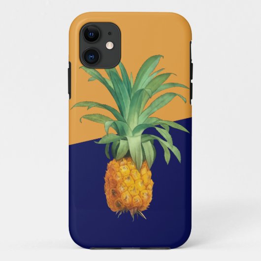 Gelborange-Grüne Ananas Case-Mate iPhone Hülle (Rückseite)