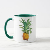 Gelborange-Grüne Ananas Tasse (Links)