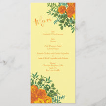 Gelborange Hochzeitsflorale Rose