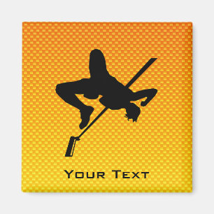 Gelborange Hoher Jump Magnet