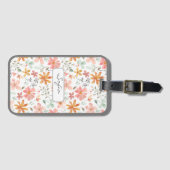 Gelborange Musterbezeichnung Gepäckanhänger (Vorderseite (Horizontal))