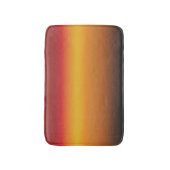 Gelborange Orange Yellow Ombre Badematte (Vorderseite Vertikal)