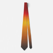 Gelborange Orange Yellow Ombre Krawatte (Vorderseite)
