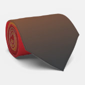 Gelborange Orange Yellow Ombre Krawatte (Gerollt)