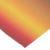 Gelborange Orange Yellow Ombre Kurzer Tischläufer (Ecke)