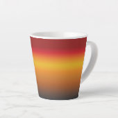 Gelborange Orange Yellow Ombre Milchtasse (Rechte Ecke)