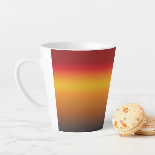 Gelborange Orange Yellow Ombre Milchtasse (Beispiel)
