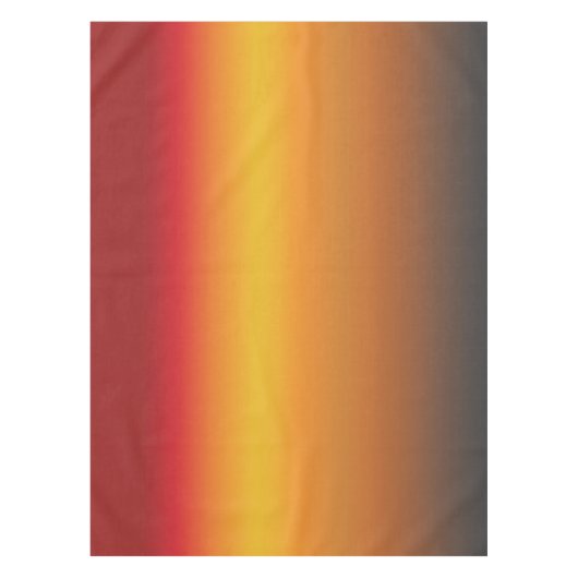 Gelborange Orange Yellow Ombre Tischdecke (Vorderseite)