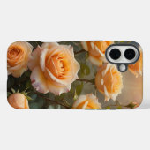 Gelborange Rose Case-Mate iPhone Hülle (Rückseite (Horizontal))