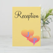 Gelborange S Einladung (Stehend Vorderseite)