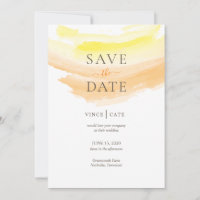 Gelborange Wasserfarbe