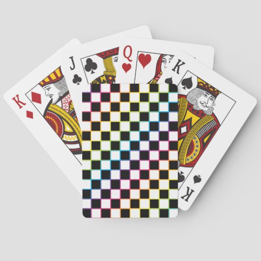Gelborange weiß spielkarten (Rückseite)