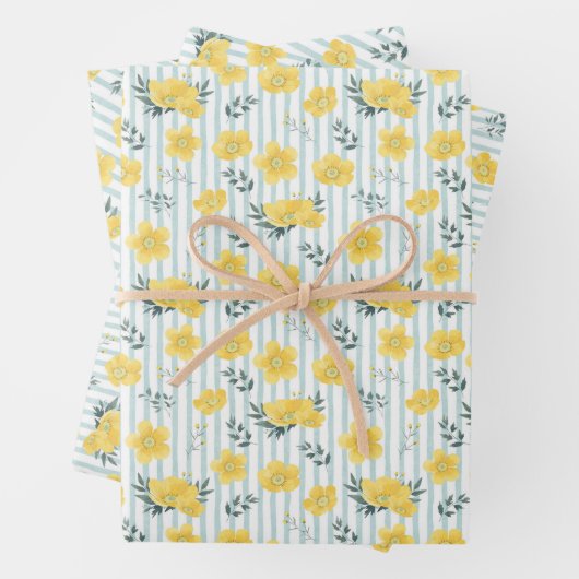 Gelbpaffe Geschenkpapier Set (Beispiel)