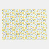 Gelbpaffe Geschenkpapier Set (Vorderseite)