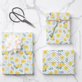 Gelbpaffe Geschenkpapier Set